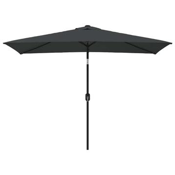 Parasol Antraciet - Metalen Paal - OP=OP - Ruime Schaduw! beschikbaar voor biedingen