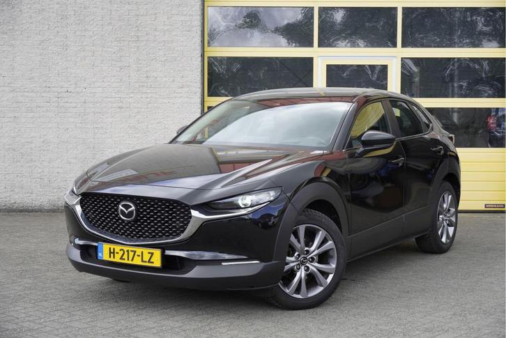 Zakelijke Lease |  Mazda CX-30 2.0 e-SkyActiv-X M Hybrid 180, Auto's, Mazda, Dealer onderhouden, Lease, Zwart, Handgeschakeld
