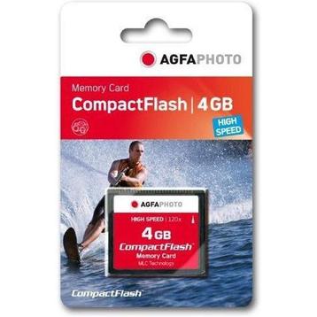 AgfaPhoto Compact Flash 4GB High Speed 120x MLC beschikbaar voor biedingen