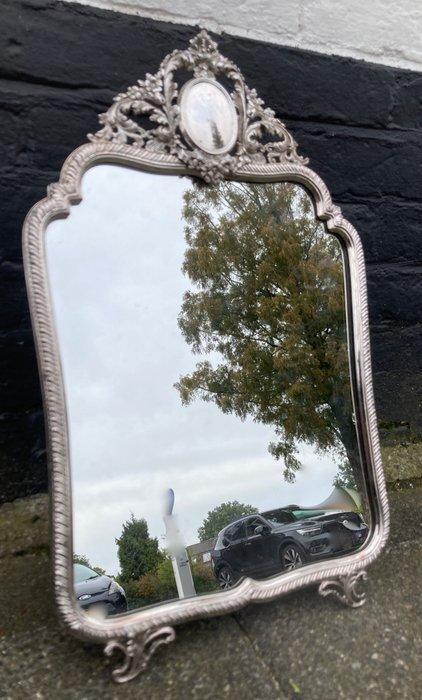 plata firmada - Spiegel- Spaanse spiegel - .925 zilver -, Antiek en Kunst, Antiek | Goud en Zilver