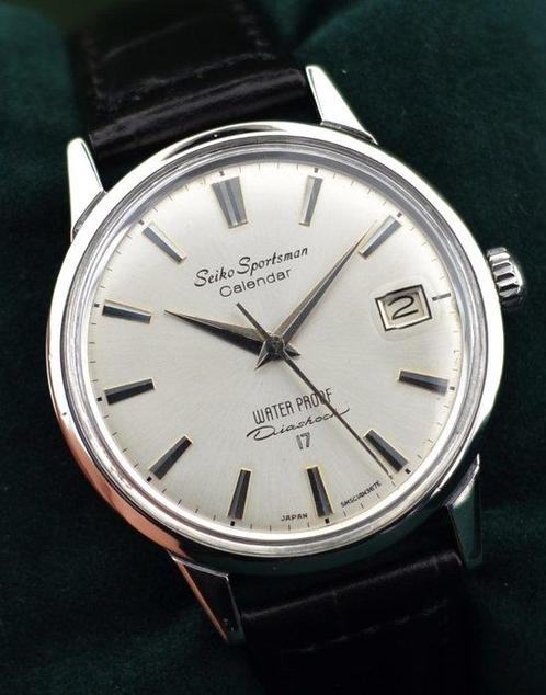 Seiko - Sportsman Calendar 17 Jewels - Zonder Minimumprijs -, Sieraden, Tassen en Uiterlijk, Horloges | Antiek
