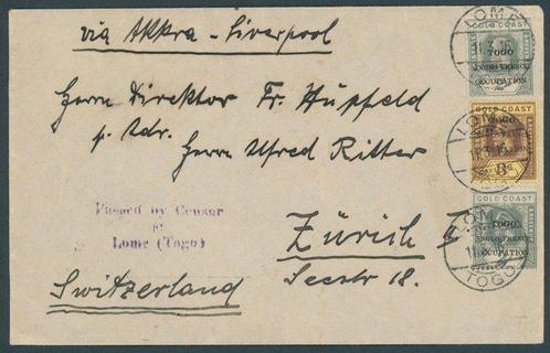 Duitse Koloniën - Togo 1916 - Brits-Franse bezetting - Brief, Postzegels en Munten, Postzegels | Europa | Duitsland