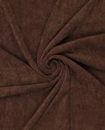 Polyester Corduroy Washed Stretch Donker Bruin, Nieuw, Bruin