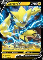 Zeraora V 053/159 Crown Zenith, Hobby en Vrije tijd, Verzamelkaartspellen | Pokémon, Losse kaart, Nieuw, Foil, Ophalen of Verzenden