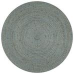 Rond Jute Vloerkleed Olijfgroen 150cm | OP = OP | Retourdeal, 150 tot 200 cm, Rond, Nieuw, Ophalen of Verzenden