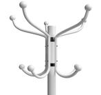 Kapstok Wit met marmeren voet 173cm (Meubelen, Interieur), Huis en Inrichting, Complete inboedels, Verzenden