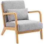 TRUUSK Fauteuil Lounge Stoel Met Armleuning, Lendenkussen, G, Huis en Inrichting, Stoelen, Verzenden, Nieuw