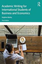 9780367280314 Academic Writing for International Students..., Verzenden, Zo goed als nieuw, Stephen Bailey