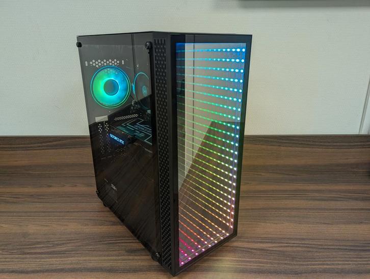 RGB Game PC Ryzen 7 5800x – RTX 3060Ti – 16gb DDR4– 500GB, Computers en Software, Desktop Pc's, 3 tot 4 Ghz, SSD, Met videokaart