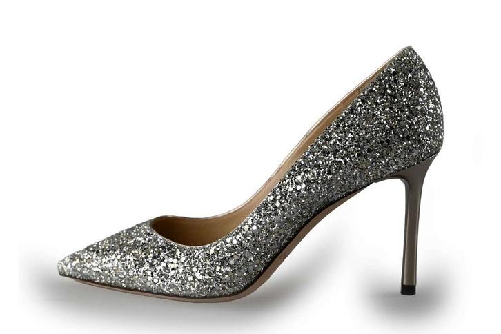 Jimmy Choo Pumps in maat 39 Zilver | 10% korting, Kleding | Dames, Schoenen, Overige kleuren, Zo goed als nieuw, Pumps, Verzenden