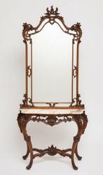 Wandtafel - Marmer, Hout, Glas