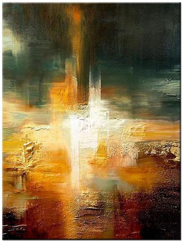 Abstract olieverf schilderij 90x120cm beschikbaar voor biedingen