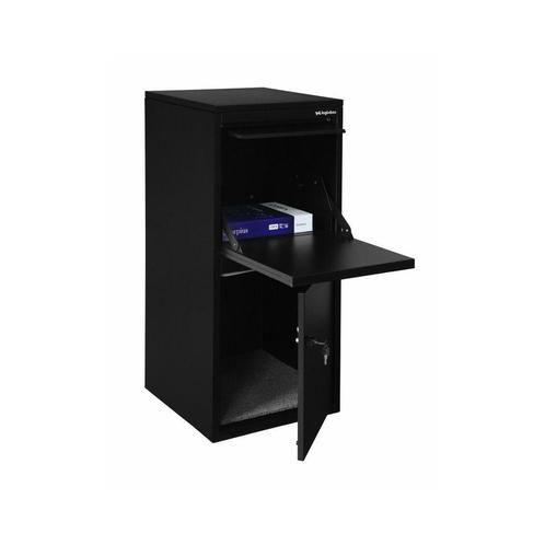 Logixbox Frontbox DeLuxe pakketbrievenbus - zwart, Tuin en Terras, Brievenbussen, Nieuw, Verzenden