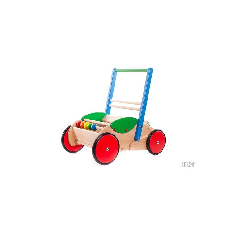 Bajo houten baby loopwagen - looptr van €135,99 voor €108,79, Kinderen en Baby's, Speelgoed | Overig, Ophalen of Verzenden