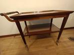 Bijzettafel - hout - mobiele hulptafel, Antiek en Kunst, Curiosa en Brocante