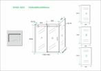 Aanbieding: Wiesbaden douchedeur + zijwand 1200x900x2000, Ophalen of Verzenden, Nieuw