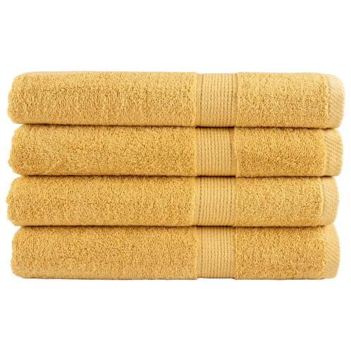 vidaXL Handdoeken SOLUND 4 st 600 g/m² 100x200 cm, Huis en Inrichting, Badkamer | Badtextiel en Accessoires, Nieuw, Verzenden