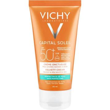 Vichy Capital Soleil Fluweelachtige Crème SPF 50+ Gezicht 50
