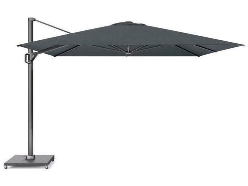 platinum zweefparasol challenger premium 3,5x3,5 faded black, Tuin en Terras, Parasols, Zweefparasol, Nieuw, 3 tot 4 meter, Kantelbaar