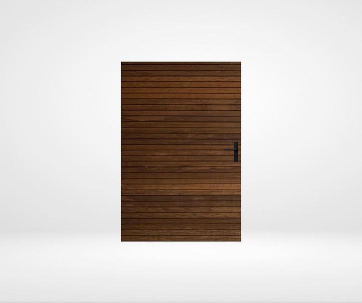 Tuinpoort Dubbel Rhombus Fraké Horizontaal, Tuin en Terras, Tuinpoorten, Ophalen of Verzenden