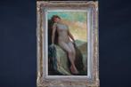 Hans Hassenteufel (1887-1943) - Naakt Portret Munchen 1927, Antiek en Kunst, Kunst | Schilderijen | Klassiek
