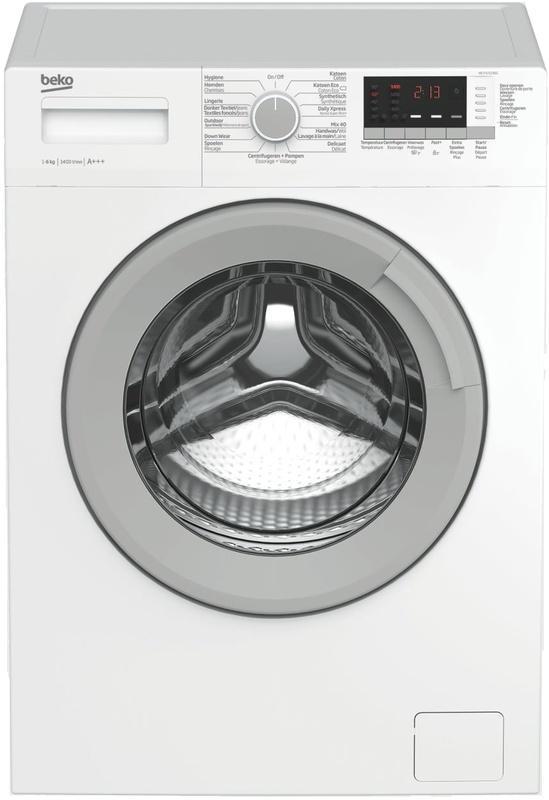 Beko WCV6712BSC - Wasmachine - 6 kg - 1400 tpm, Witgoed en Apparatuur, Wasmachines, Zo goed als nieuw, Voorlader, 85 tot 90 cm