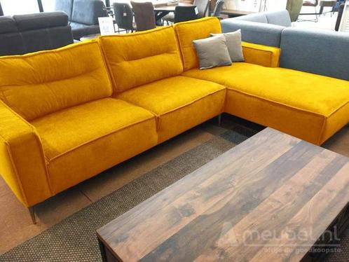 Loungebank Capelle - loungebanken - Geel, Huis en Inrichting, Banken | Sofa's en Chaises Longues, Nieuw, Overige materialen