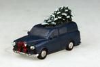 Volvo Amazon Combi donkerblauw met Kerstboom en verlichting