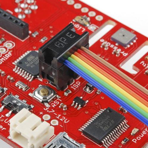 Lintkrimpconnector - 6-pins (2x3, female ), Hobby en Vrije tijd, Elektronica-componenten, Verzenden