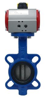 Pneumatische Vlinderklep DN125 (5 Inch) Wafer Gietijzer GGG, Verzenden, Nieuw