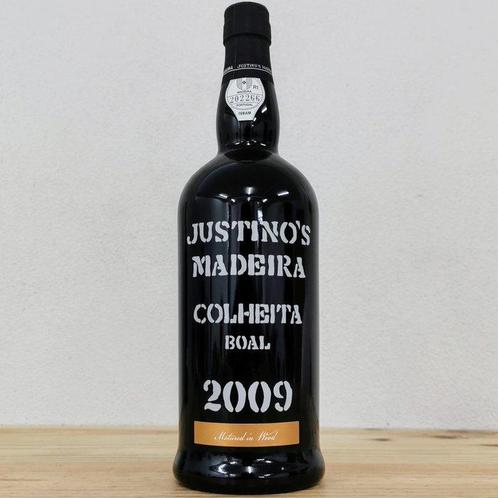 2009 Justinos Madeira, Colheita Boal - Madeira - 3 Flessen, Verzamelen, Wijnen