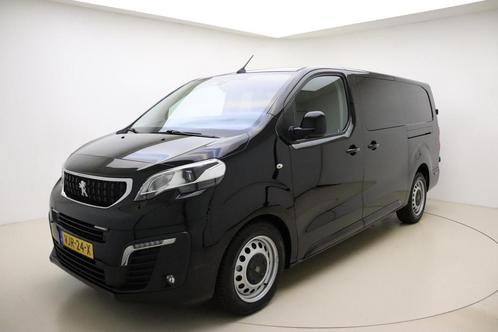 Peugeot Expert 2.0 BlueHDI Long Asphalt DC, Auto's, Bestelauto's, Lease, Zwart, Automaat, Overige kleuren, Financial lease, Stof