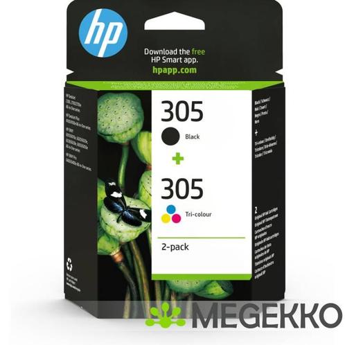 HP 305 Origineel Normaal rendement Zwart, Cyaan, Magenta,, Computers en Software, Printerbenodigdheden, Nieuw, Verzenden