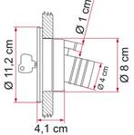 Fiamma Water Cap White, Caravans en Kamperen, Ophalen of Verzenden, Nieuw