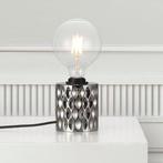 ACTIE: Tafellamp rookglas Hollywood Nordlux E27 fitting FOIR, Huis en Inrichting, Lampen | Tafellampen, Nieuw, Verzenden
