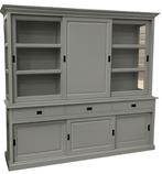 Buffetkast zilvergrijs Deurne 240cm dichte middendeur, Huis en Inrichting, Ophalen of Verzenden, Nieuw