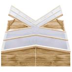 vidaXL Kweekkassen 2 st 200x50x35 cm geïmpregneerd, Verzenden, Nieuw