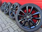 Originele zwarte velgenset 18 inch Mazda 3 5×114.3 winter, Auto-onderdelen, Banden en Velgen, Ophalen, 18 inch, Gebruikt, Banden en Velgen