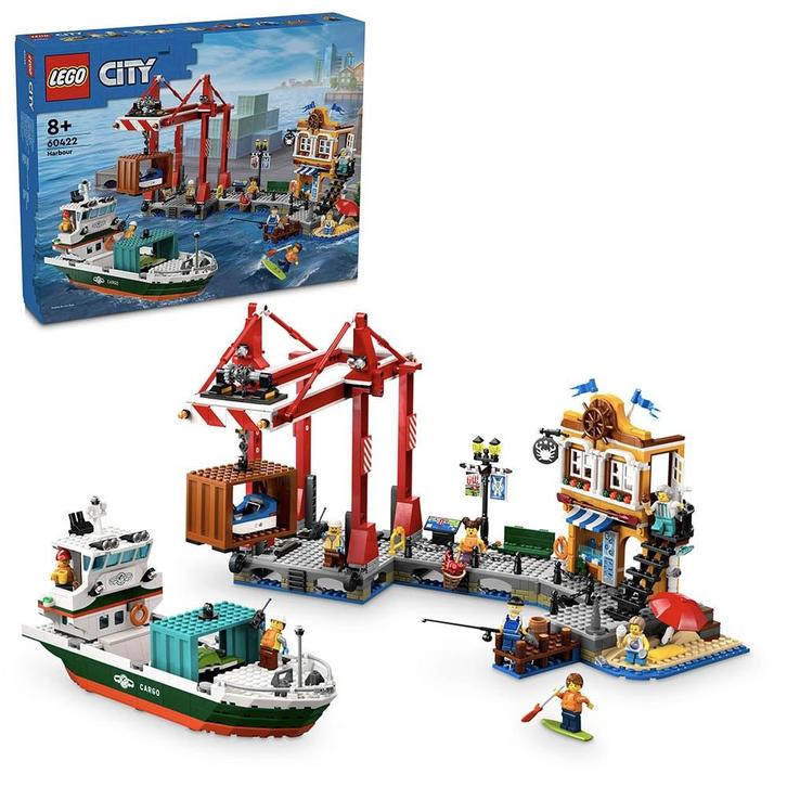 LEGO City - Seaside Harbour with Cargo Ship 60422, Kinderen en Baby's, Speelgoed | Duplo en Lego, Ophalen of Verzenden
