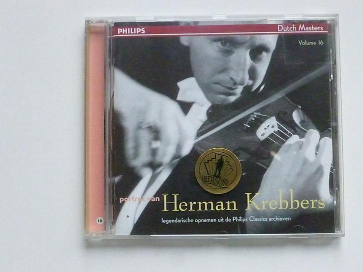 Herman Krebbers - Portret van Herman Krebbers, Cd's en Dvd's, Cd's | Klassiek, Zo goed als nieuw, Verzenden