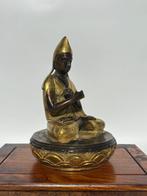 Lama Tsongkhapa - Brons - Tibet - Eind 20e eeuw