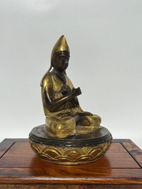 Lama Tsongkhapa - Brons - Tibet - Eind 20e eeuw, Antiek en Kunst, Antiek | Overige Antiek