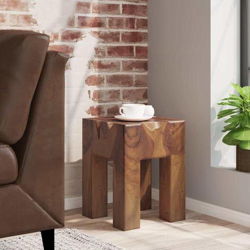 vidaXL Kruk massief teakhout, Huis en Inrichting, Stoelen, Bruin, Nieuw, Verzenden