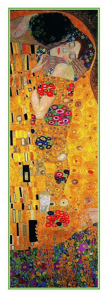 Kunstdruk Gustav Klimt - Acqua Mossa 50x138cm, Huis en Inrichting, Woonaccessoires | Schilderijen, Tekeningen en Foto's, Nieuw