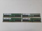 Veiling - 4x 8 GB (32GB) DDR4 RAM geheugen Samsung, Computers en Software, RAM geheugen, Refurbished