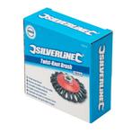 Silverline Kegelborstel - getordeerd staaldraad - diamete..., Ophalen of Verzenden, Nieuw