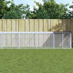 vidaXL Kippenhok met dak 1003x98x90 cm gegalvaniseerd staal, Verzenden, Nieuw