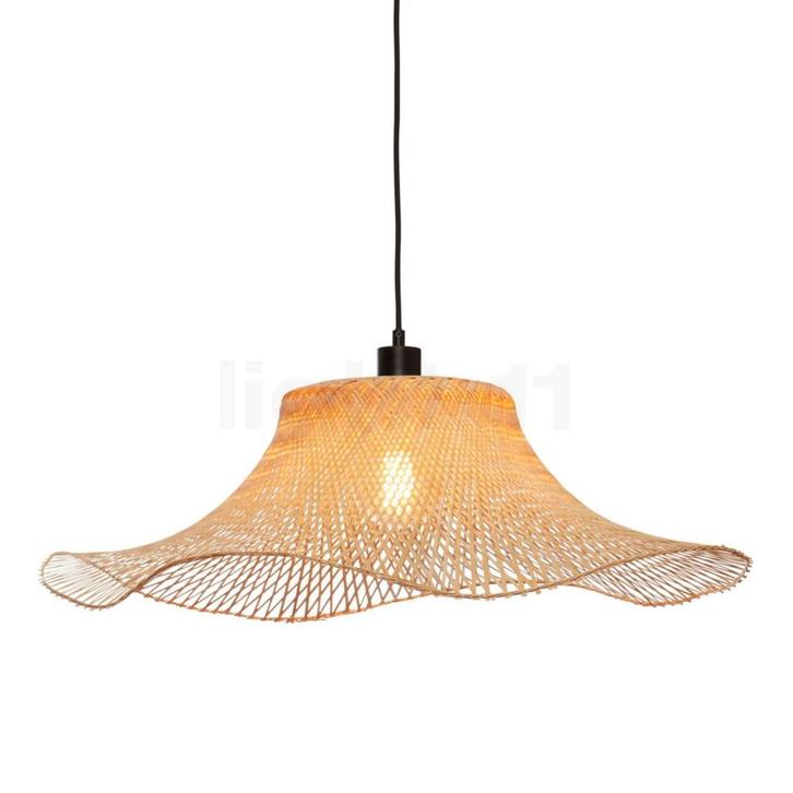 Good & Mojo Ibiza Hanglamp, natuur - 65 cm (Hanglampen), Huis en Inrichting, Lampen | Hanglampen, Nieuw, Verzenden