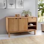 vidaXL Dressoir OTTA 114x43x73,5 cm massief grenenhout, 100 tot 150 cm, Verzenden, Nieuw, Grenenhout