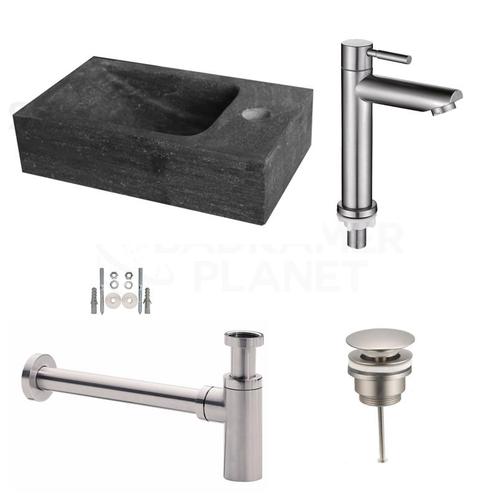 Sani Royal Hardstenen Fonteinset Mini met Kraan,, Tuin en Terras, Waterpartijen en Fonteinen